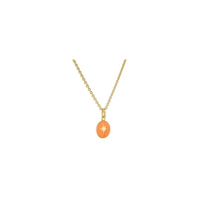 Pendentif Arthus Bertrand Ma Mini Médaille en or jaune