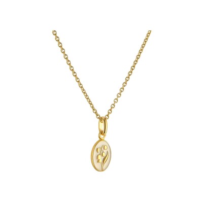 Pendentif Arthus Bertrand Ma Mini Médaille en or jaune