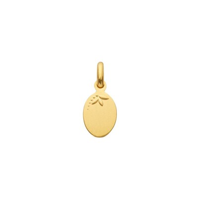 Pendentif Arthus Bertrand Ma Mini Médaille en or jaune