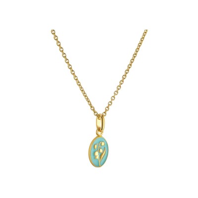 Pendentif Arthus Bertrand Ma Mini Médaille en or jaune