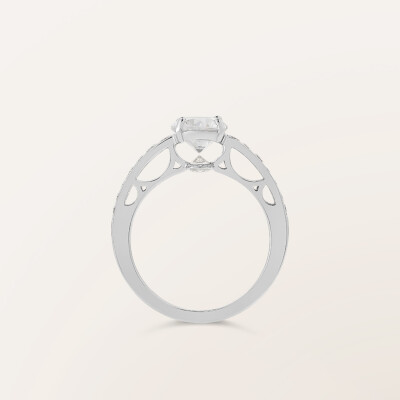 Barth Monte-Carlo Unity Diamonds engagement ring, white gold and diamonds