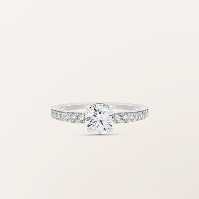 Barth Monte-Carlo Unity Diamonds engagement ring, white gold and diamonds