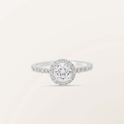 Barth Monte-Carlo Unity Diamonds engagement ring, white gold and diamonds