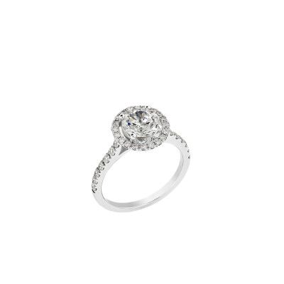 Barth Monte-Carlo Unity Diamonds engagement ring, white gold and diamonds