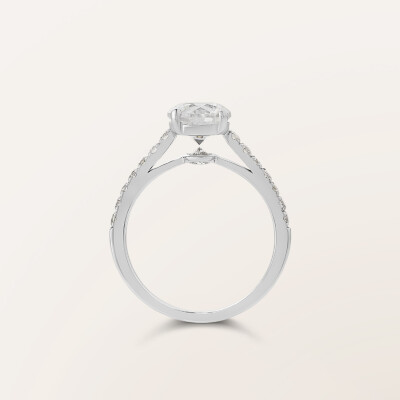 Barth Monte-Carlo Unity Diamonds wedding ring, white gold and diamonds