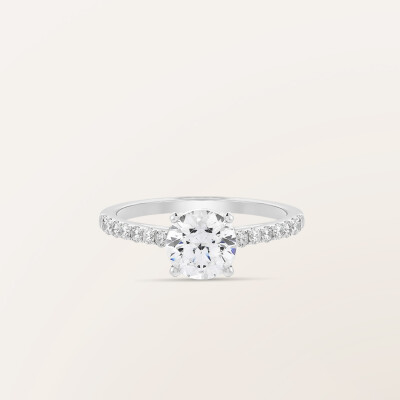 Barth Monte-Carlo Unity Diamonds wedding ring, white gold and diamonds