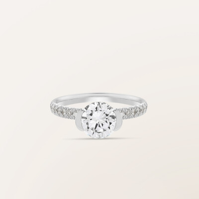 Barth Monte-Carlo Unity Diamonds wedding ring, white gold and diamonds