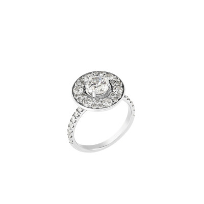 Barth Monte-Carlo Unity Diamonds engagement ring, white gold and diamonds