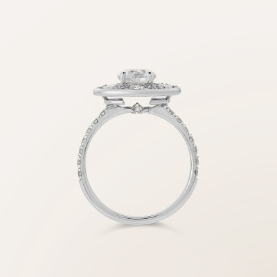 Barth Monte-Carlo Unity Diamonds engagement ring, white gold and diamonds