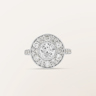 Barth Monte-Carlo Unity Diamonds engagement ring, white gold and diamonds