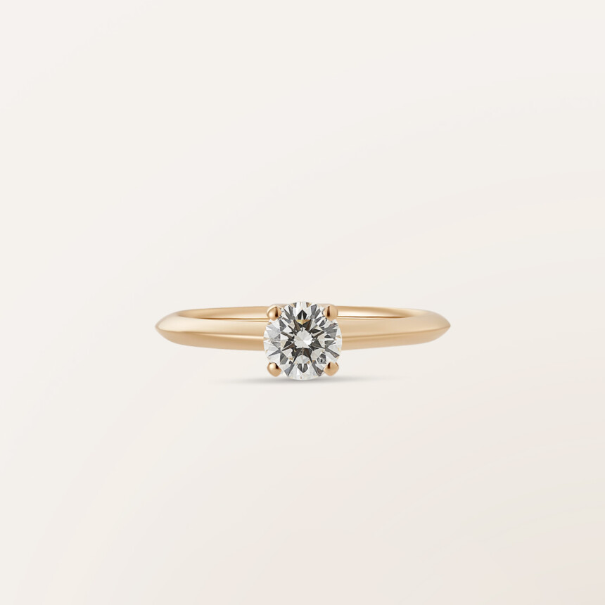 Barth Monte-Carlo Unity Diamonds wedding ring, rose gold and diamonds