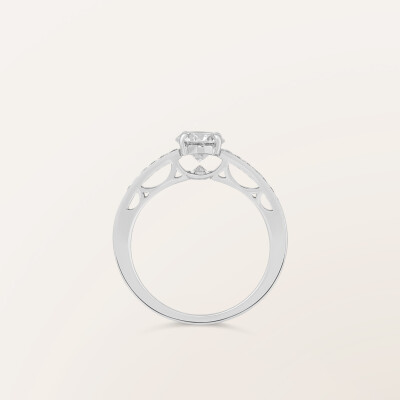 Barth Monte-Carlo Unity Diamonds wedding ring, white gold and diamonds