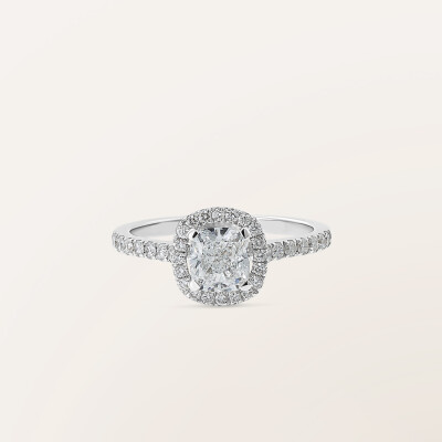 Barth Monte-Carlo Unity Diamonds engagement ring, white gold and diamonds