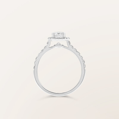 Barth Monte-Carlo Unity Diamonds engagement ring, white gold and diamonds