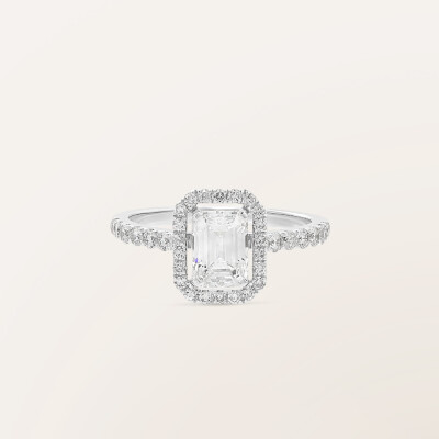 Barth Monte-Carlo Unity Diamonds engagement ring, white gold and diamonds