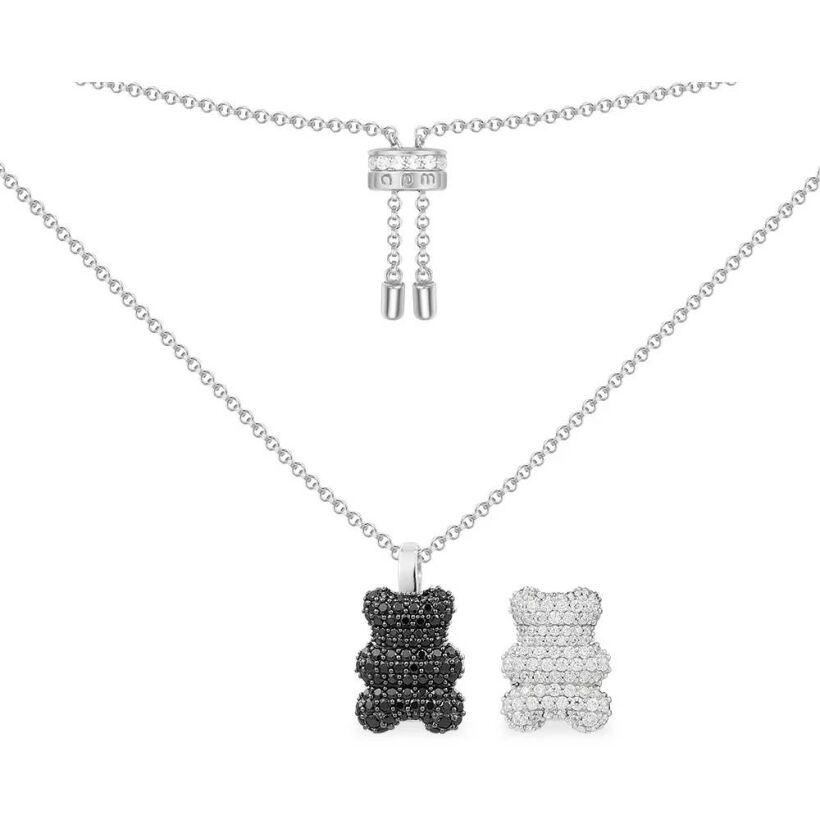 Collier APM Monaco Yummy Bear Baby Mood en argent et oxydes de zirconium