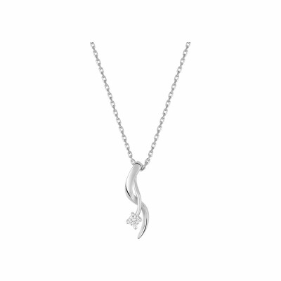 Collier en argent et oxyde de zirconium