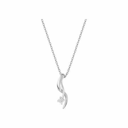 Collier en argent et oxyde de zirconium