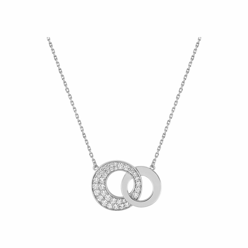 Collier en argent et oxydes de zirconium