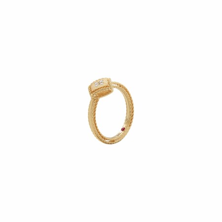 Roberto Coin Palazzo Ducale in yellow gold and diamonds ring