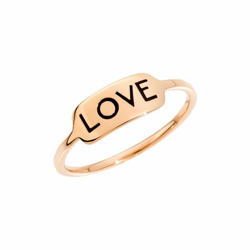 DoDo Love ring, rose gold  