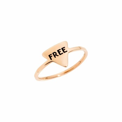 Bague DoDo Free en or rose