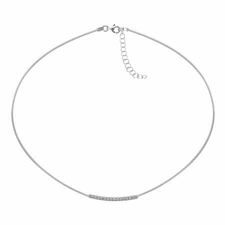 Collier Jourdan Bijoux Vega en argent et oxyde de zirconium