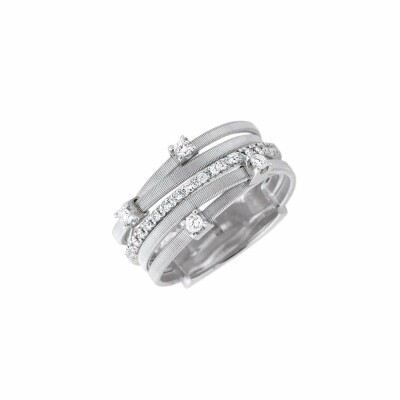 Bague Marco Bicego Goa en or blanc et diamants