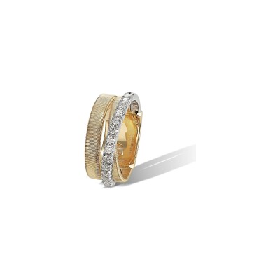 Bague Marco Bicego MASAI en or jaune et diamants