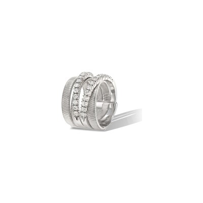 Bague Marco Bicego MASAI en or blanc et diamants