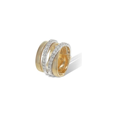 Bague Marco Bicego MASAI en or jaune et diamants