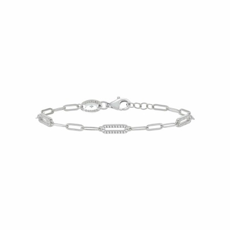 Bracelet Charles Garnier en argent et oxydes de zirconium