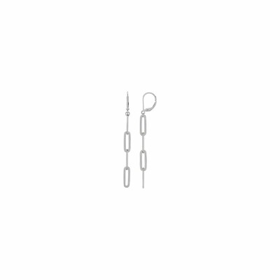 Boucles d'oreilles Charles Garnier en argent