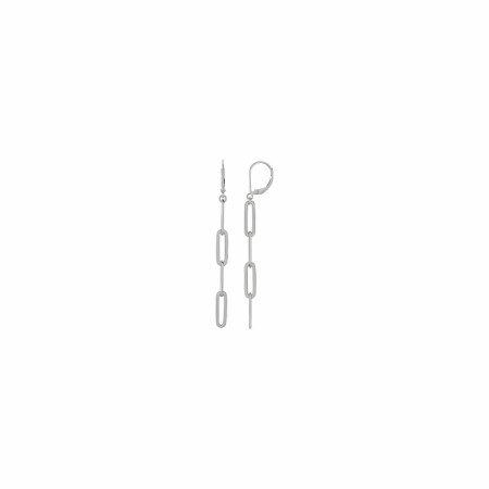 Boucles d'oreilles Charles Garnier en argent