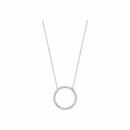 Collier Charles Garnier en argent et oxydes de zirconium