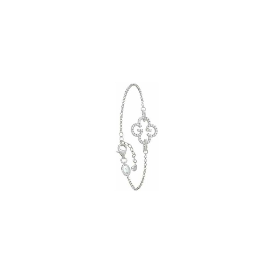 Bracelet Charles Garnier en argent et oxydes de zirconium