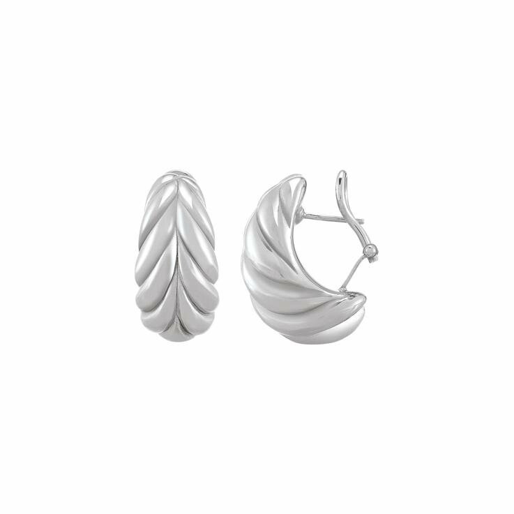 Boucles d'oreilles Charles Garnier en argent