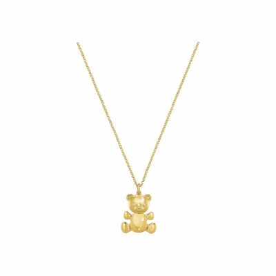 Collier Charles Garnier en argent doré et oxydes de zirconium