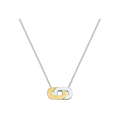 Collier Charles Garnier en argent et argent doré