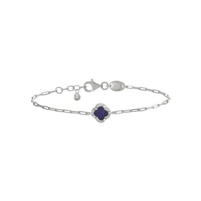 Bracelet Charles Garnier en argent et lapis lazuli