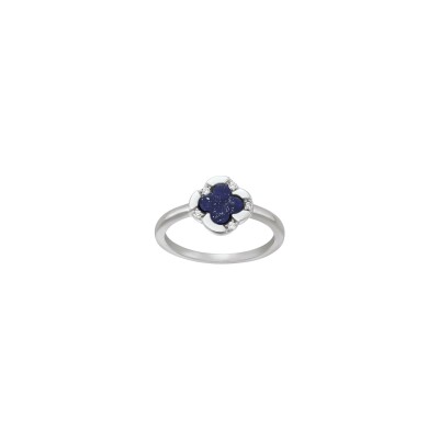 Bague Charles Garnier en argent et lapis lazuli