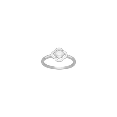 Bague Charles Garnier en argent et oxyde de zirconium