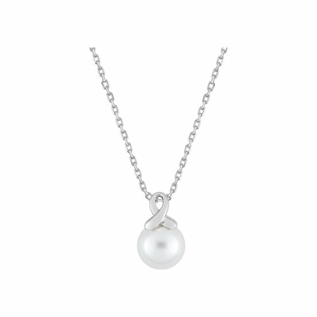 Collier en argent et perle