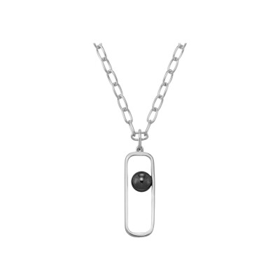 Collier Jourdan Bijoux Héritage Ariane en argent et hématite