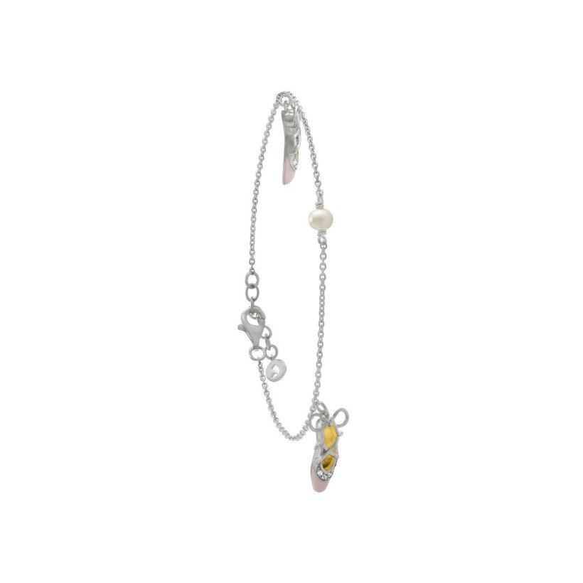 Bracelet Jourdan Bijoux en argent, perle et zircon