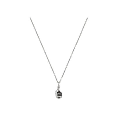 Collier Jourdan Bijoux Dune en argent et hématite