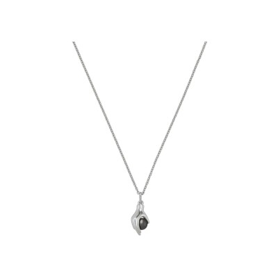 Collier Jourdan Bijoux Hélicé en argent et hématite