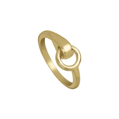 Bague Jourdan Bijoux Dualia en argent doré