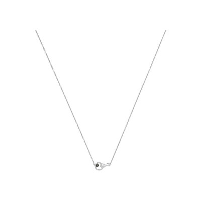 Collier Jourdan Bijoux Manea en argent et hématite