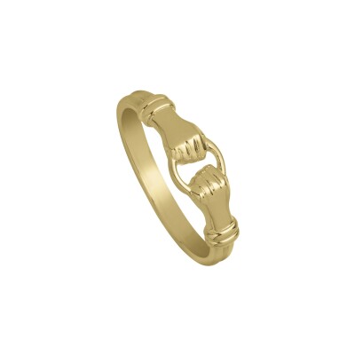 Bague Jourdan Bijoux Manea en argent doré